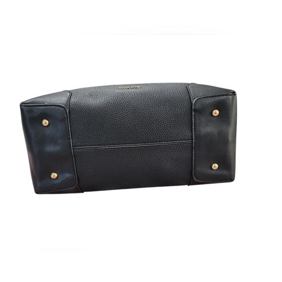 NINE WEST Brooklyn Black Carryall Satchel Crossbody NWOT - Picture 5 of 11